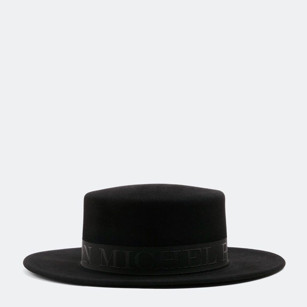Black Wide-Brim Hat